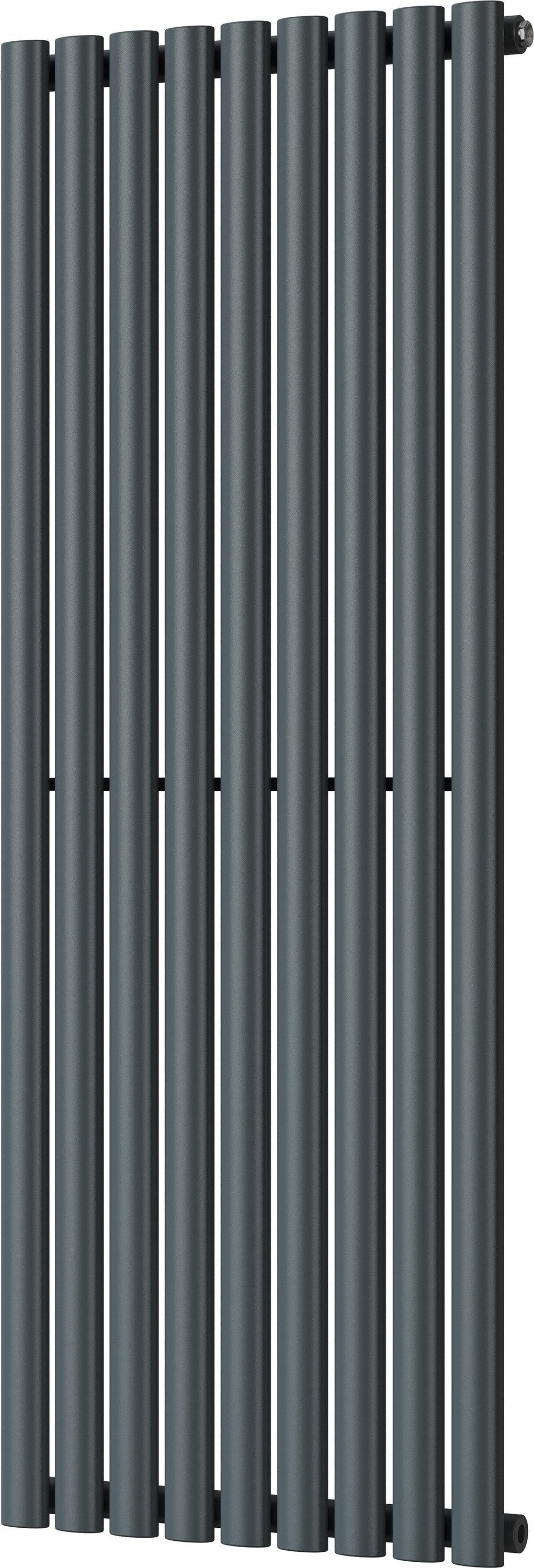 Omeara - Anthracite Vertical Radiator H1400mm x W522mm Single Panel