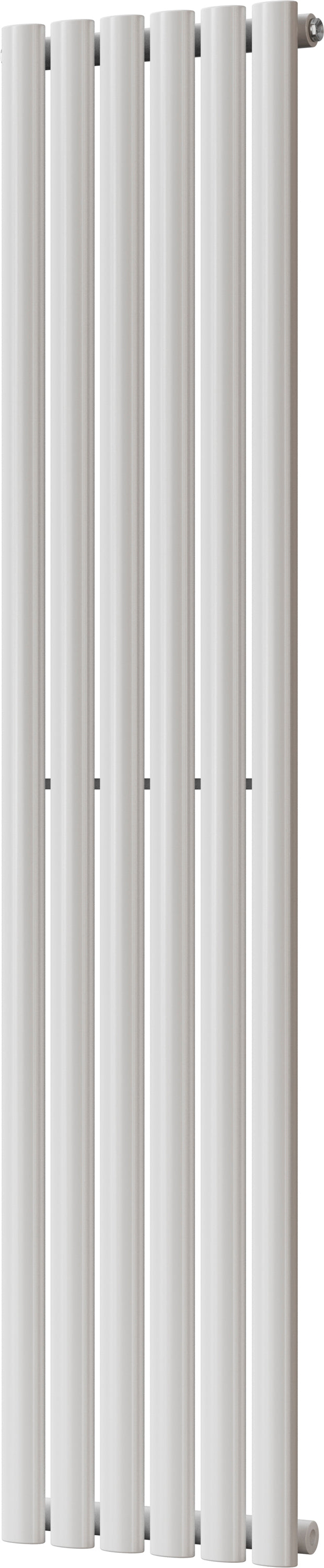 Omeara - White Vertical Radiator H1600mm x W348mm Single Panel