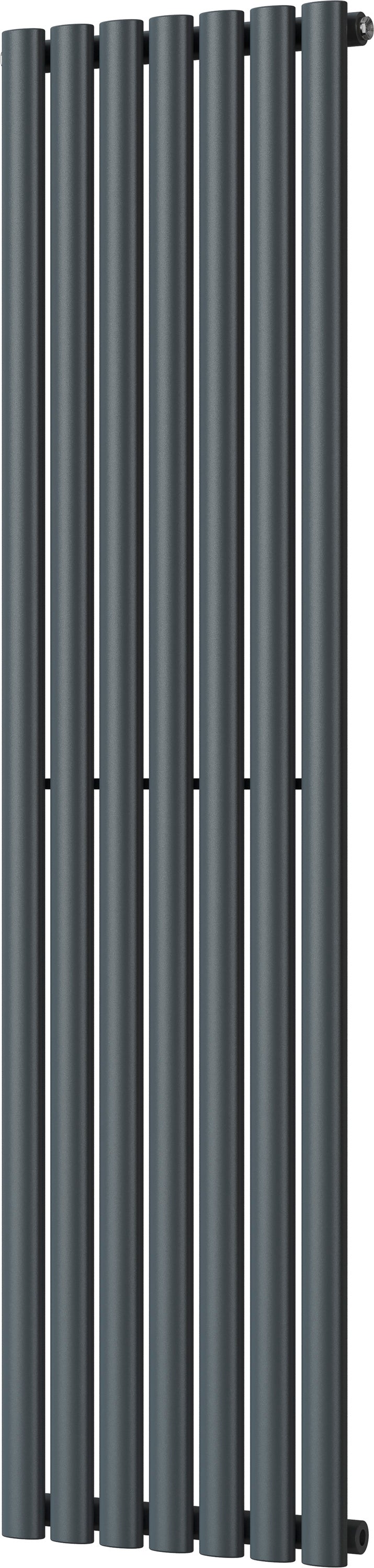 Omeara - Anthracite Vertical Radiator H1600mm x W406mm Single Panel
