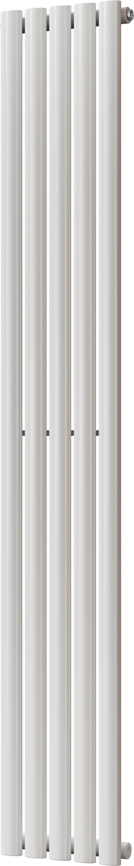 Omeara - White Vertical Radiator H1800mm x W290mm Single Panel