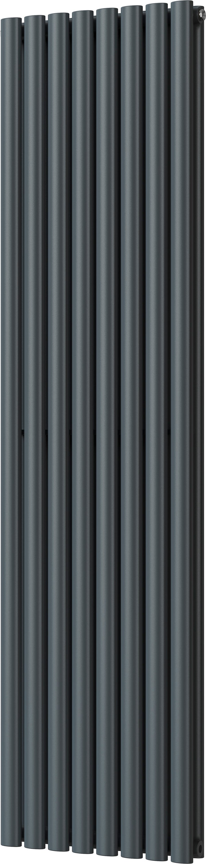 Omeara - Anthracite Vertical Radiator H1800mm x W464mm Double Panel