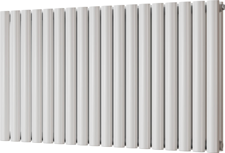 Omeara - White Horizontal Radiator H600mm x W1044mm Double Panel