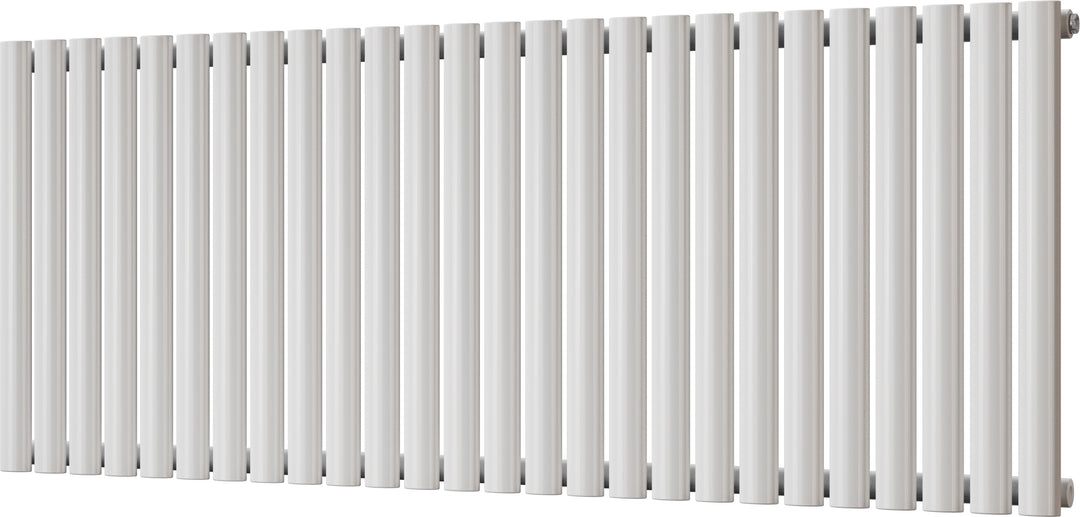 Omeara - White Horizontal Radiator H600mm x W1508mm Single Panel