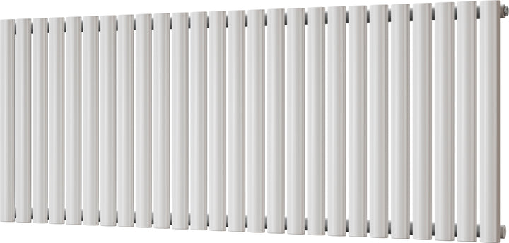 Omeara - White Horizontal Radiator H600mm x W1508mm Single Panel