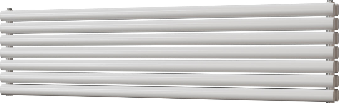 Omeara Axis - White Horizontal Radiator H406mm x W1600mm Double Panel