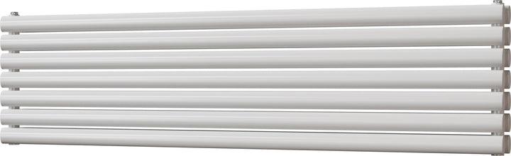 Omeara Axis - White Horizontal Radiator H406mm x W1600mm Double Panel