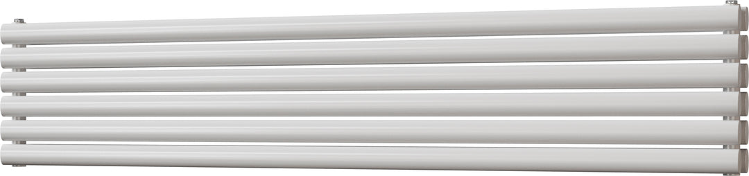 Omeara Axis - White Horizontal Radiator H348mm x W1800mm Double Panel
