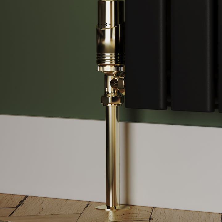 Talus - Polished Brass Polished Pipe Covers 130mm