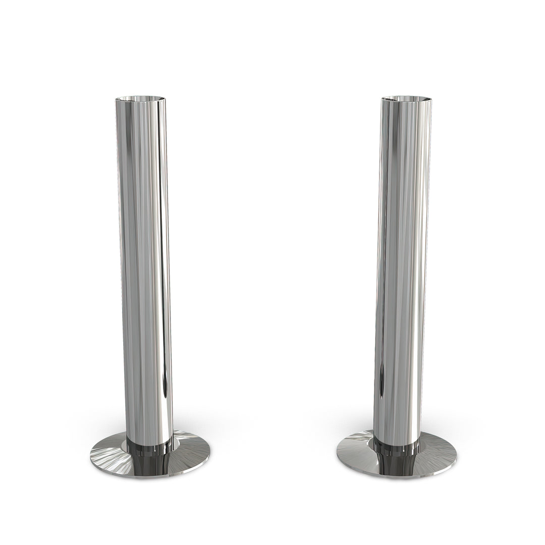 Talus - Chrome Polished Pipe Covers 130mm