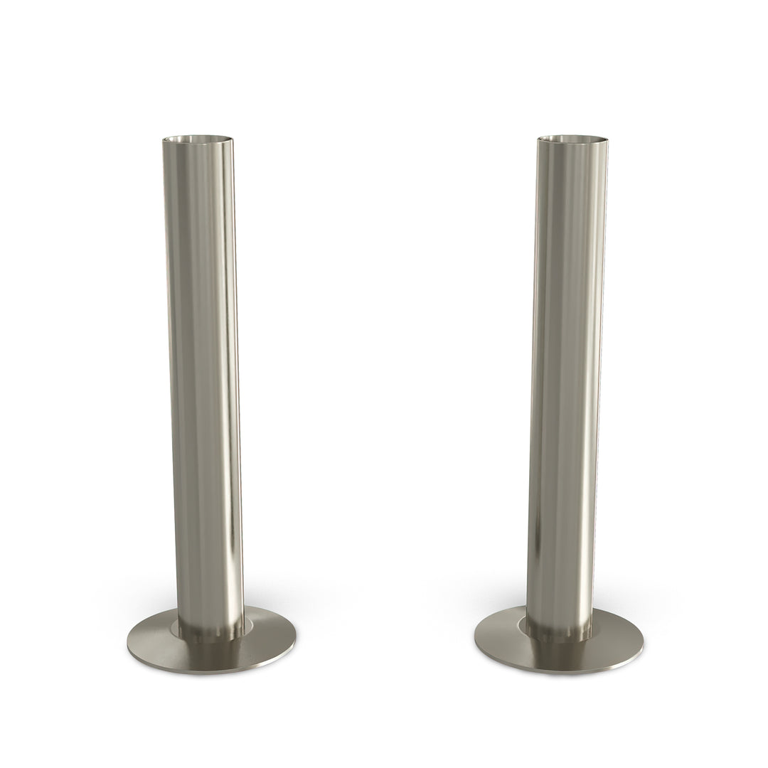 Talus - Silver Nickel Brushed Pipe Covers 130mm