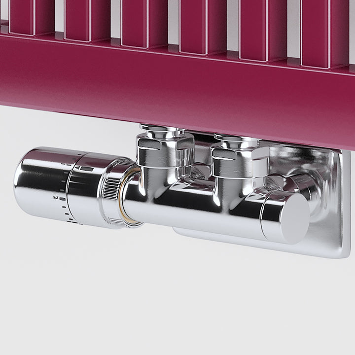 Integrated - Chrome Polished Right Side Thermostatic Valve Angled 15mm