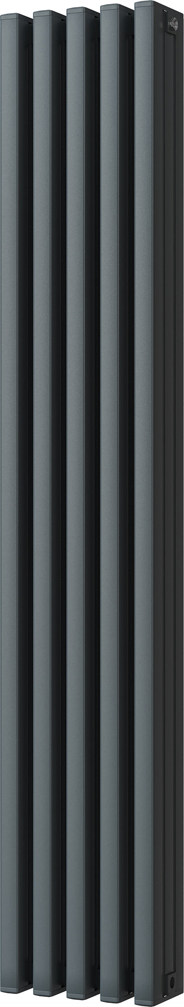 Temple - Anthracite Vertical Square Tube Column Radiator H1800mm x W322mm