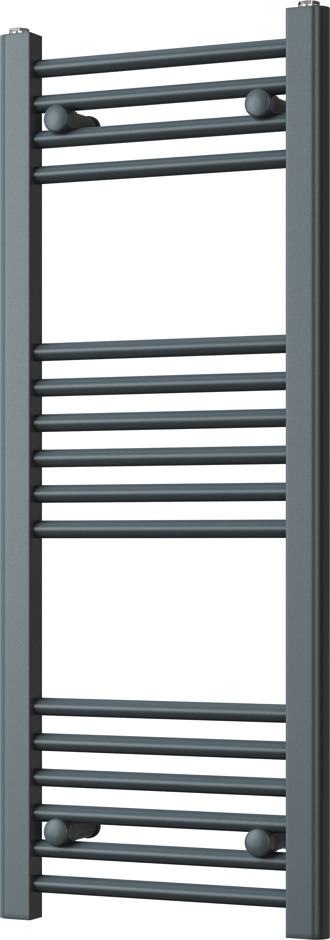 Zennor - Anthracite Heated Towel Rail - H1000mm x W400mm - Straight