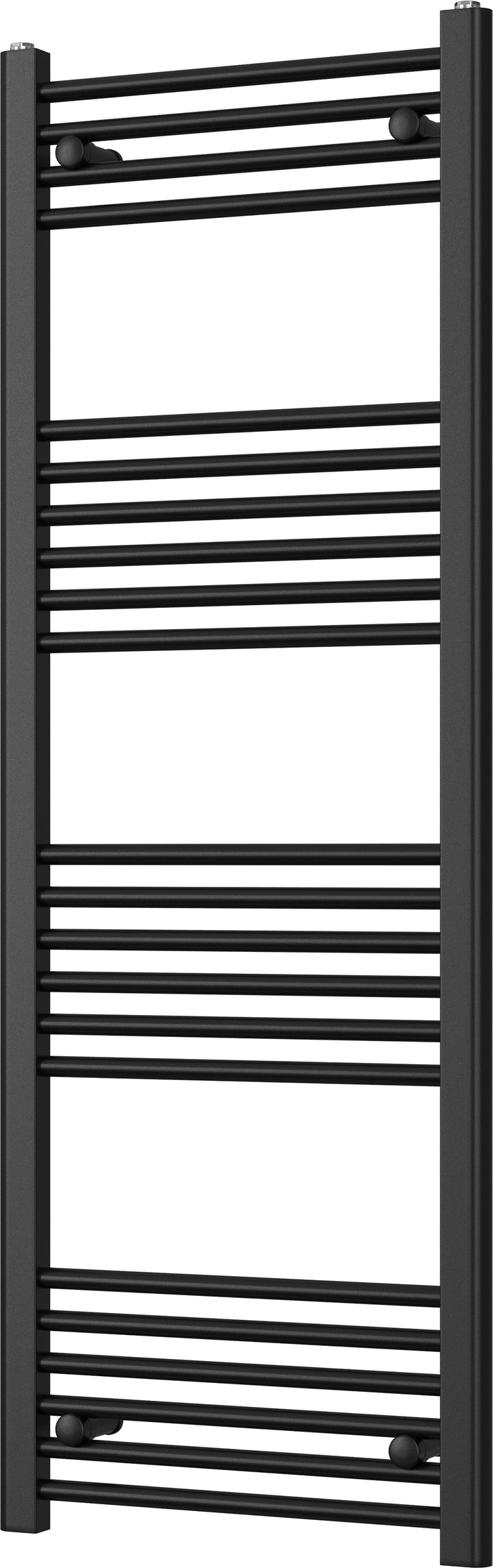 Zennor - Black Heated Towel Rail - H1400mm x W500mm - Straight