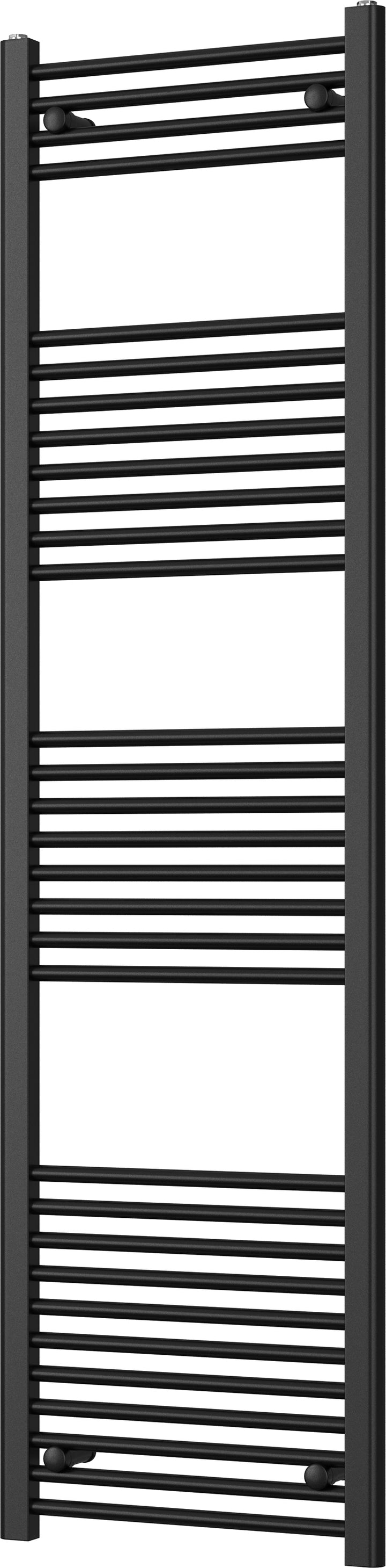 Zennor - Black Heated Towel Rail - H1800mm x W500mm - Straight